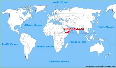 Gulf of Aden Maps | Maps of Gulf of Aden