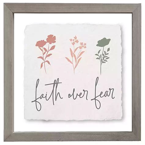 Faith Over Fear Wall Plaque | Kirklands Home