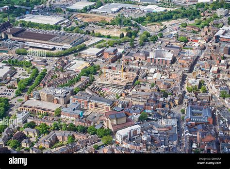 Northampton town centre aerial hi-res stock photography and images - Alamy