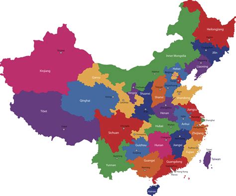 zprávy stavitel očistit china provinces map Environmentalista Komerční ...