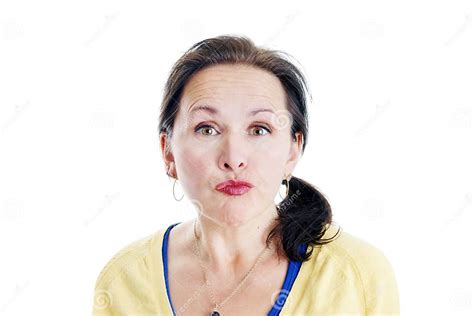 Unimpressed woman stock photo. Image of caucasian, humor - 53831220