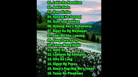 Pampatulog Lumang Tugtugin - Best Opm Love Song || Tagalog Love Song ...