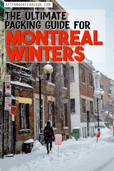 What To Wear In Montreal In Winter [Tips From A Local] | Afternoon Tea Reads