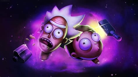 Rick And Morty In Space Live Wallpaper - WallpaperWaifu