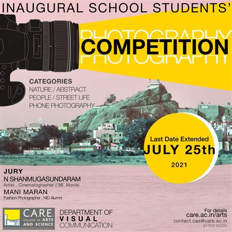 Photography Competition - CARE College of Arts and Science