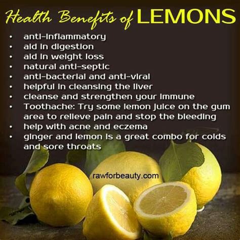 benefits of Lemons Raw Food Benefits, Lemon Health Benefits, Vegetable ...