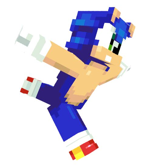 Sonic the Hedgehog Minecraft Skin