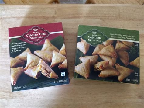 Trader Joe's: Mini Chicken Tikka Samosas and Mini Vegetable Samosas ...