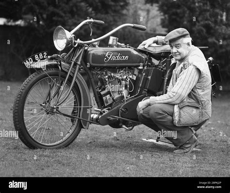 1901 indian motorcycle Black and White Stock Photos & Images - Alamy