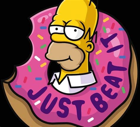 Homer Simpson Donut iPhone Wallpaper