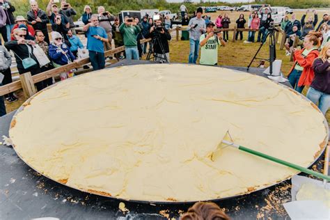 World's Largest Key Lime Pie displayed at 7th Annual Florida Key Lime Pie Festival