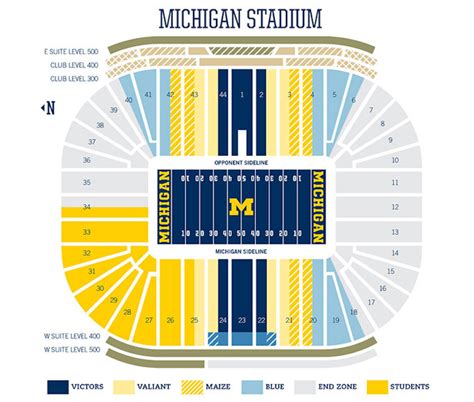 Michigan State Football Stadium Seating Map | Elcho Table