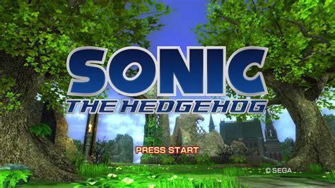 File:Sonic 2006 title screen.png - Sonic Retro