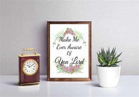 Christian Quote Art, Faith Text Art To Print, Digital Wall Art With ...