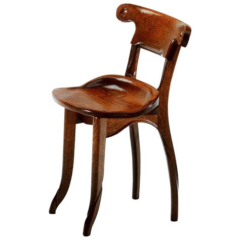 Antoni Gaudi, Jugendstil, Solid Oak Batllo Spanish Chairs For Sale at 1stDibs
