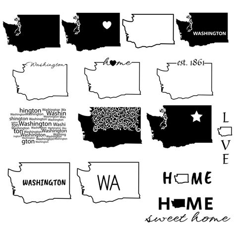 Washington State SVG – MasterBundles