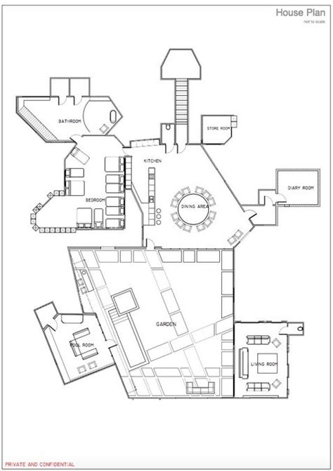 Big Brother House Floor Plan - Solution by Surferpix