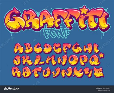 Cool Graffiti Fonts Alphabet