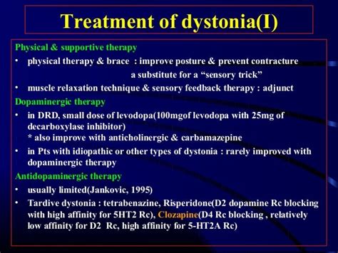 Dystonia