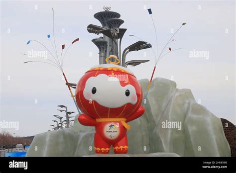 Olympic Mascots for Beijing Winter Olympics 2022 at Beijing Olympic ...