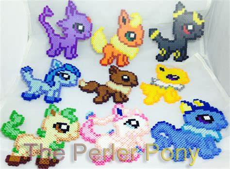 Pokemon Eeveelution Perler Bead Set by Perler-Pony on DeviantArt