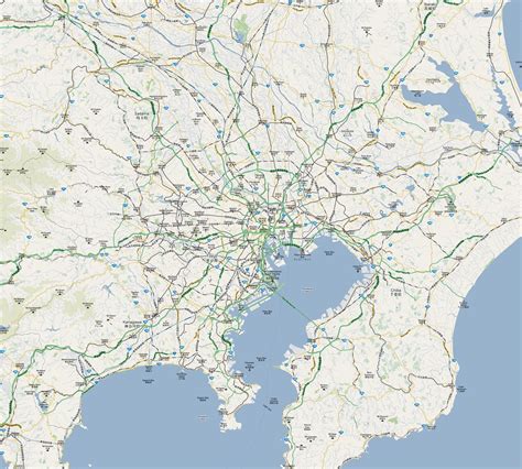 Tokyo | Road map of Tokyo and vicinity, Japan. Map by Google… | Flickr