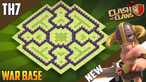 New Best TH7 WAR/TROPHY[defense] Base 2018!! COC Town Hall 7 War Base Design - Clash of Clans