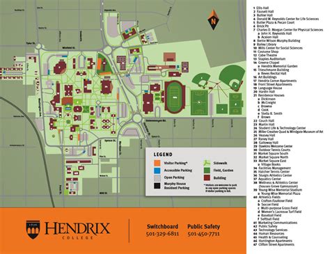 Hendrix College | Campus Map