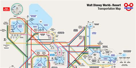 Walt Disney World Water Transportation Map - Transport Informations Lane