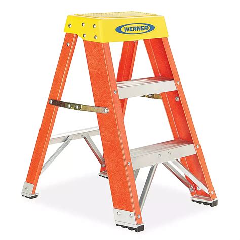 Fiberglass Step Ladder - 2' H-3836 - Uline