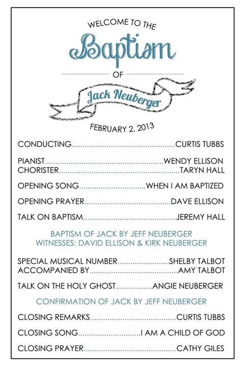 Lds Baptism Program Template Free Free Printable Graduation Invitations, Graduation Invitation ...