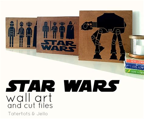 Star Wars Wall Art ! -- Tatertots and Jello