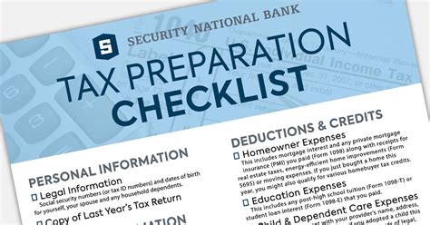 A Checklist: What Documents You Need to Prepare Your Taxes