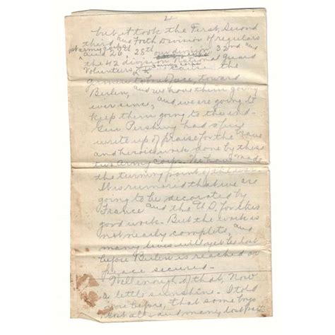 WW1 Era Letter Written in a Rainy Trench by a U.S. Serviceman in France ...