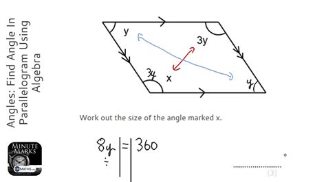 Find Angles Of Parallelogram Calculator