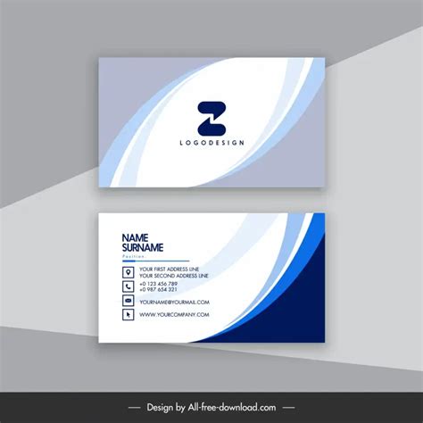 Business Card Design Template Stock Illustration Download Image Now ...