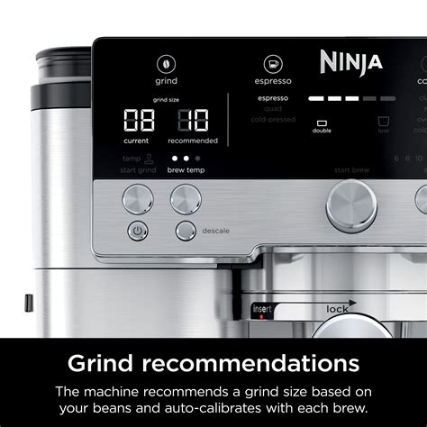 Ninja Luxe Café Premier Series 3-in-1 Espresso, Coffee, and Cold Brew ...