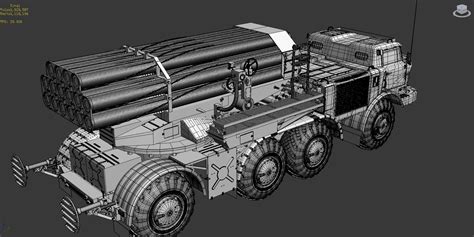bm-27 uragan 3d max