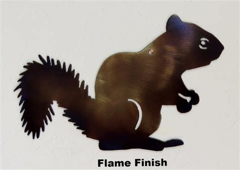 Squirrel Metal Wall Hanging | Squirrel metal Wall Art Silhouette – HORSEFLY METAL WORKS LLC