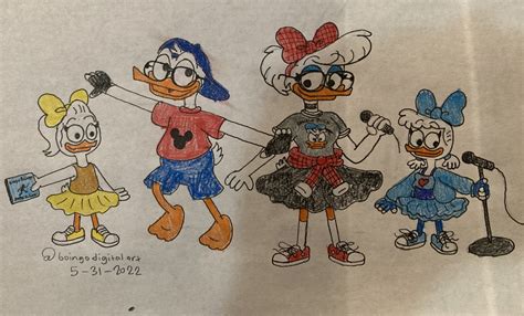 🎄 ️Kyle's Holiday Art Blog ️🎄 — I drew Donald and Daisy in their dancing outfits...