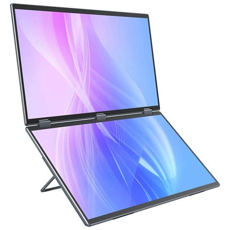 Folding Monitor Dual stacked Screen Fold Portable