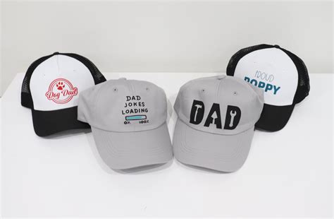 Personalized Hats for Dad - Amy Latta Creations