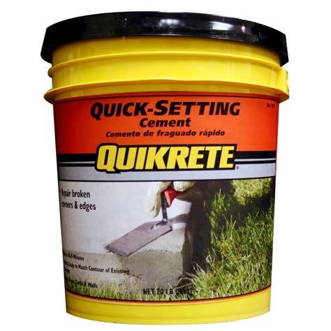 QUIKRETE 20-lbs Quick-Setting Cement at Lowes.com