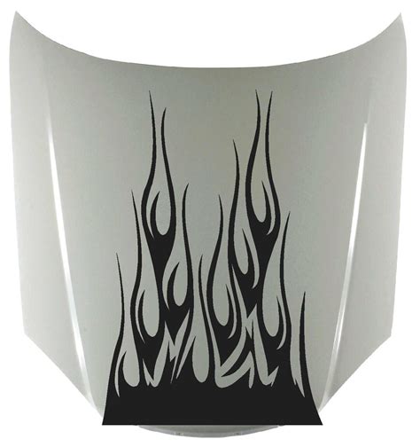 Flame Hood Decals, Auto Decals, Dune Buggy Decals, Truck Hood Stickers ...