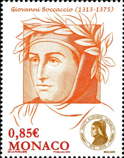 Literary Stamps: Boccaccio, Giovanni (1313 - 1375)