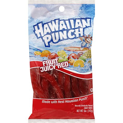 Hawaiian Punch Candy Twists, Fruit Juicy Red | Packaged Candy | Fishers ...