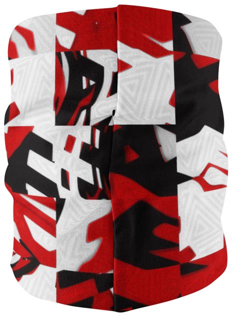 Red Digital Bandana Mask – iEDM