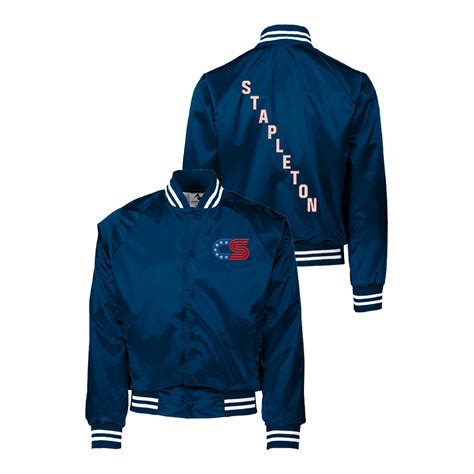 Chris Stapleton Satin Baseball Jacket | Shop the Chris Stapleton ...