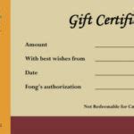 Restaurant Gift Certificate Template (1) - PROFESSIONAL TEMPLATES | PROFESSIONAL TEMPLATES