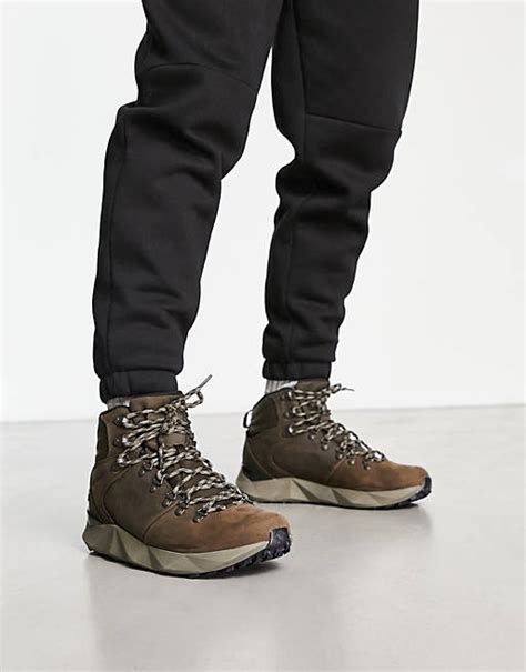 Columbia Facet Sierra waterproof hiking boots in brown | ASOS